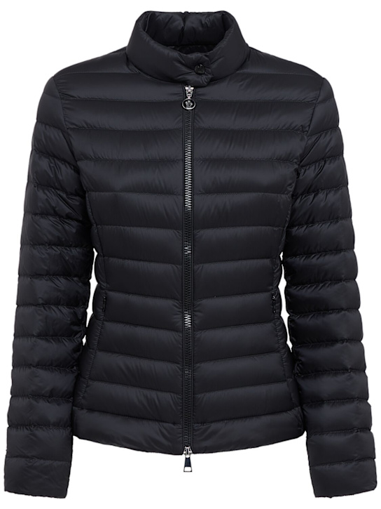 Moncler: Igelle nylon down jacket - Black - women_0 | Luisa Via Roma