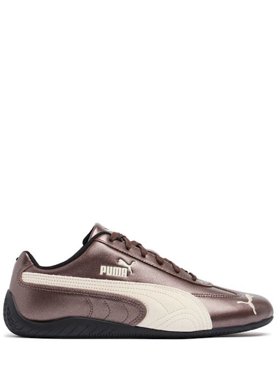 PUMA: Speedcat sneakers - Warm Brown - men_0 | Luisa Via Roma