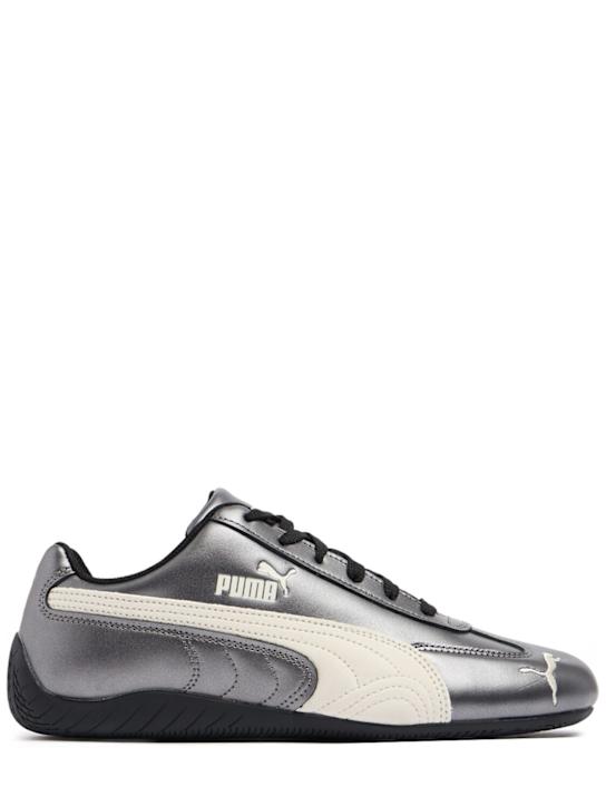 PUMA: Speedcat sneakers - Puma Black - men_0 | Luisa Via Roma