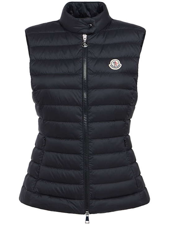 Moncler: Igens nylon down vest - Black - women_0 | Luisa Via Roma