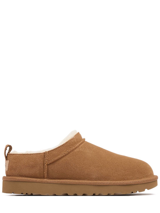 Ugg: Bottes Classic Micro en peau lainée - Chataîn - women_0 | Luisa Via Roma