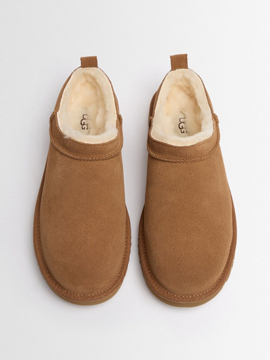 Ugg: Classic Micro剪羊毛靴子 - 栗色 - women_1 | Luisa Via Roma