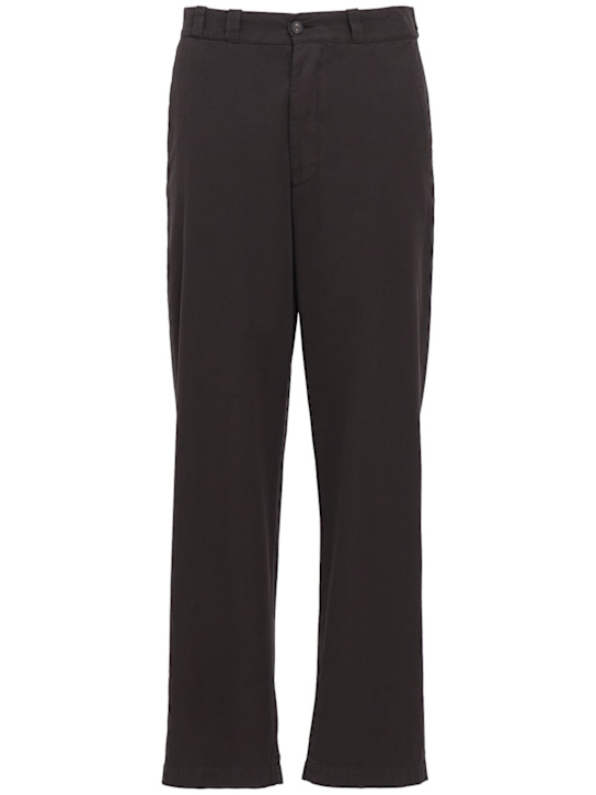The Row: Ottis cotton blend gabardine pants - Mud - men_0 | Luisa Via Roma