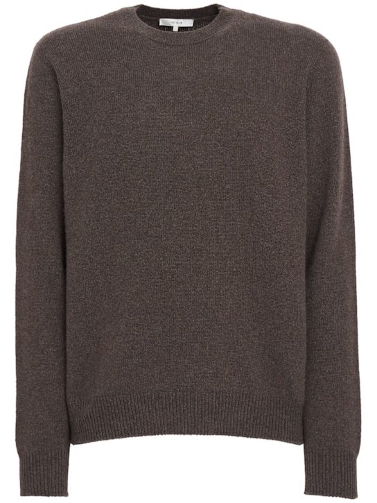 The Row: Pull col rond en cachemire Varly - Sable Foncé - men_0 | Luisa Via Roma