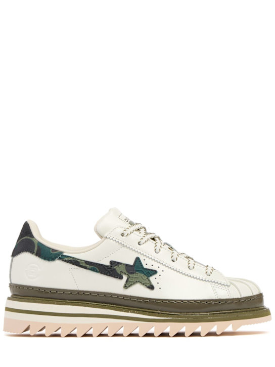 adidas Originals: Clot x Bape Superstar sneakers - 白色 - women_0 | Luisa Via Roma