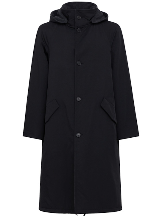 The Row: Parka larga de nylon - Negro - men_0 | Luisa Via Roma