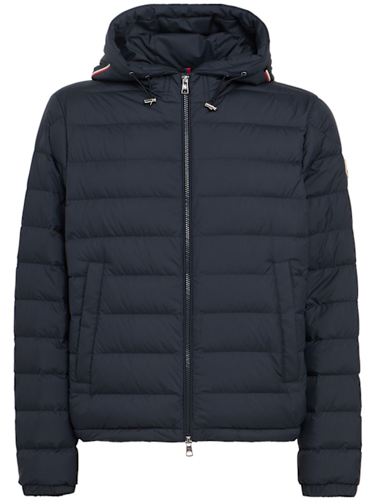 Moncler: Vermeille tech down jacket - Navy - men_0 | Luisa Via Roma