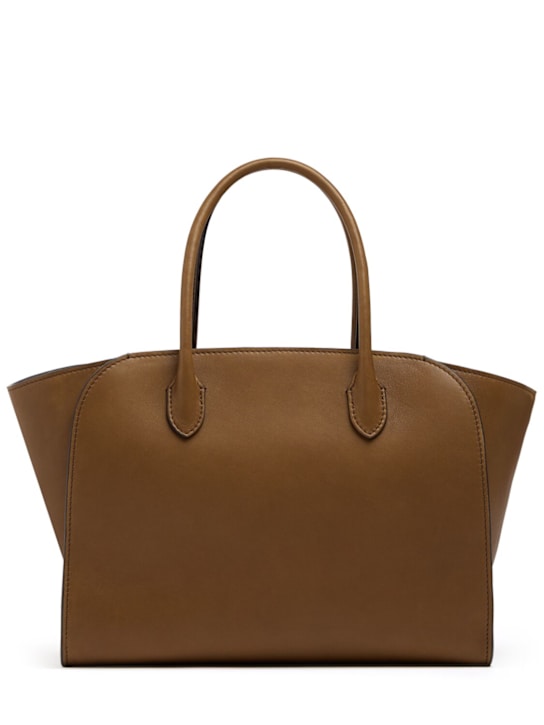 The Row: Tote aus Leder „Marlo 12“ - Muschio - women_0 | Luisa Via Roma