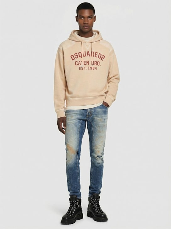 Dsquared2: Tidy Biker denim jeans - Navy - men_1 | Luisa Via Roma