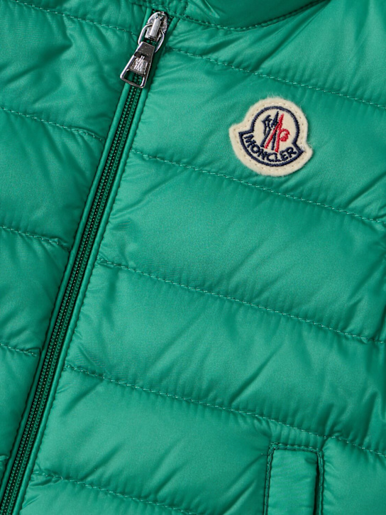 Moncler: New Amaury nylon packable down vest - Bright Green - kids-boys_1 | Luisa Via Roma
