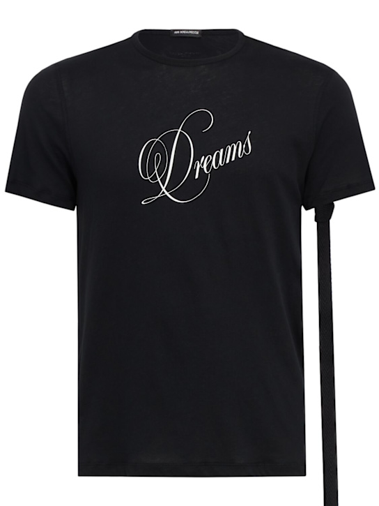 Ann Demeulemeester: Baptist printed standard fit t-shirt - Schwarz - men_0 | Luisa Via Roma
