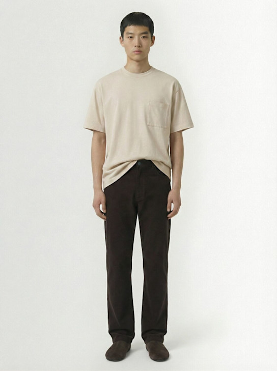 The Row: Fred stretch corduroy pants - Brown - men_1 | Luisa Via Roma