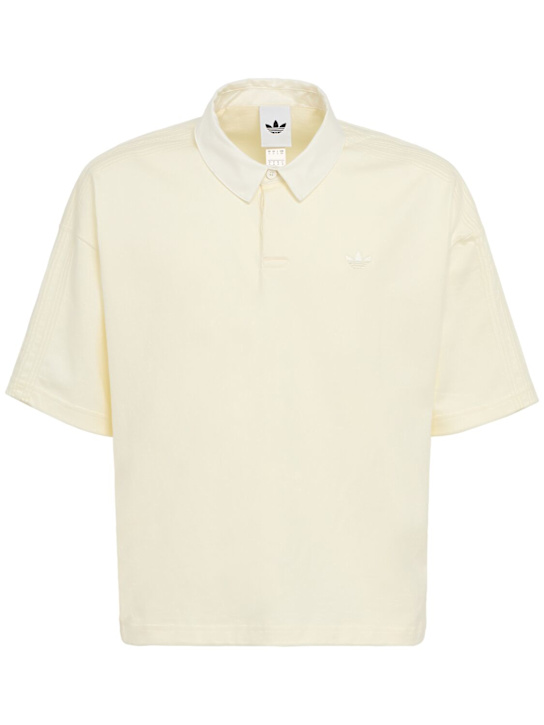 adidas Originals: Premium Essentials polo - 白色 - men_0 | Luisa Via Roma