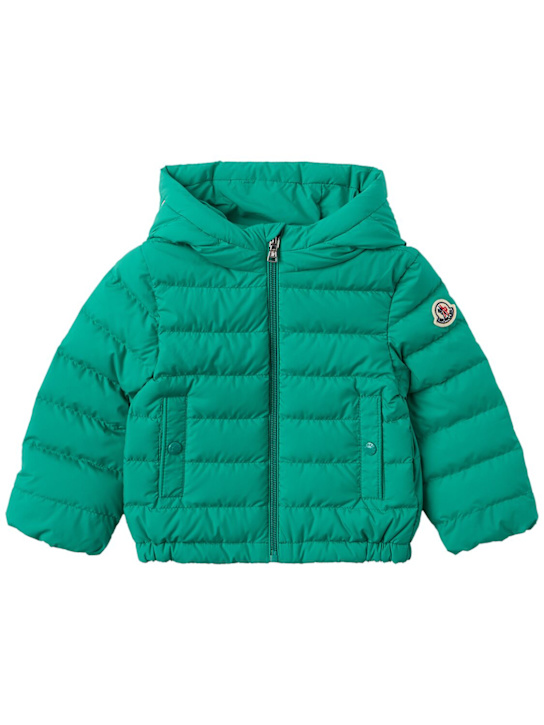Moncler: Dilar tech down jacket - Hellgrün - kids-boys_0 | Luisa Via Roma