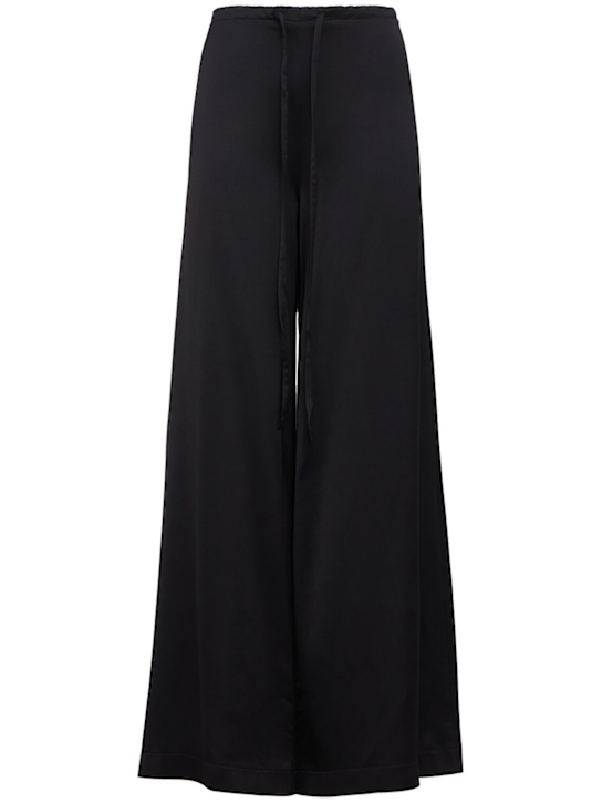 Diana Milkanova: Oda阔腿裤 - 黑色 - women_0 | Luisa Via Roma
