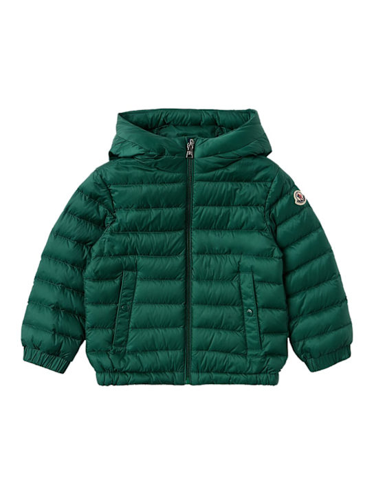 Moncler: Dilar nylon down jacket - Green - kids-boys_0 | Luisa Via Roma