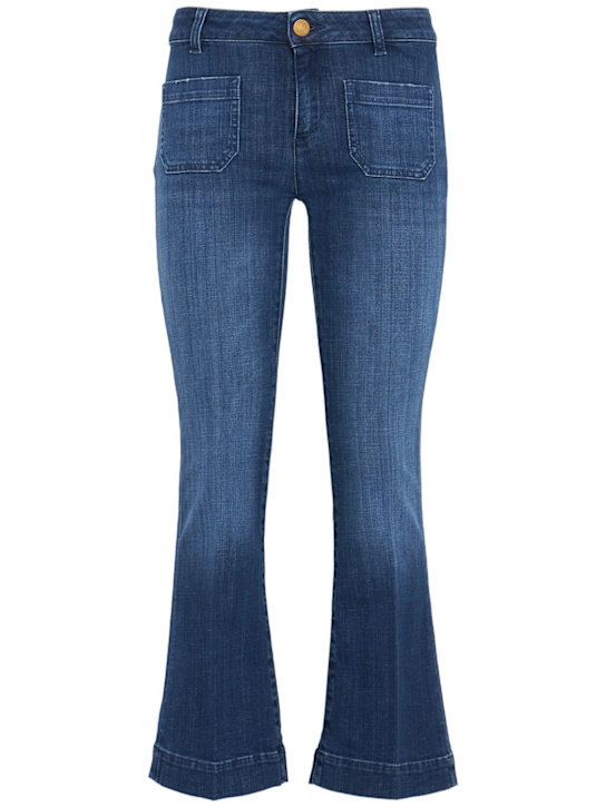 SEAFARER: Francoise cropped jeans - Blue - women_0 | Luisa Via Roma