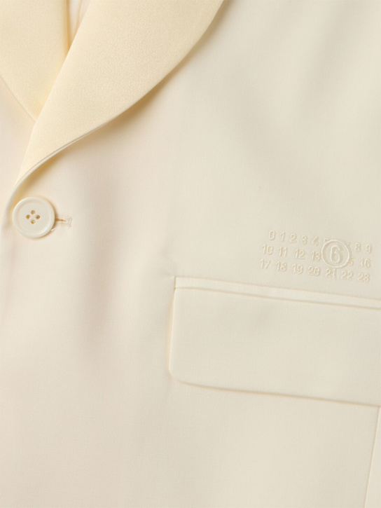 MM6 Maison Margiela: Wool blend vest - kids-girls_1 | Luisa Via Roma