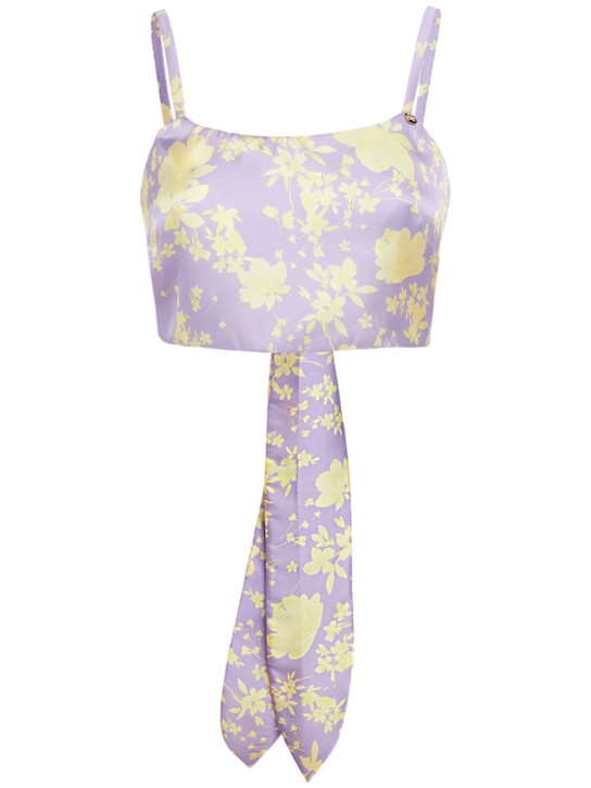 Catalina: Printed top - Lilla - women_0 | Luisa Via Roma