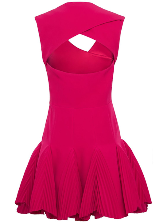 Catalina: Marylin plissé mini dress - 桃红色 - women_1 | Luisa Via Roma