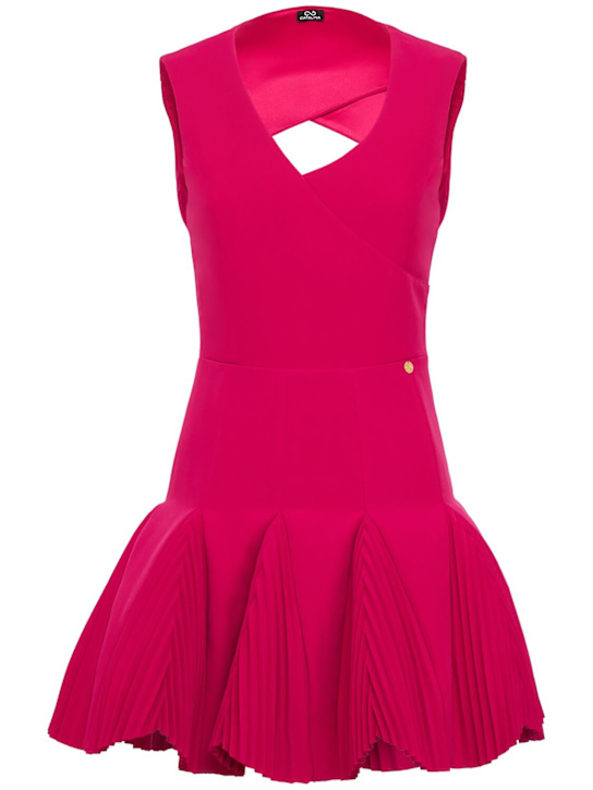 Catalina: Marylin plissé mini dress - 桃红色 - women_0 | Luisa Via Roma