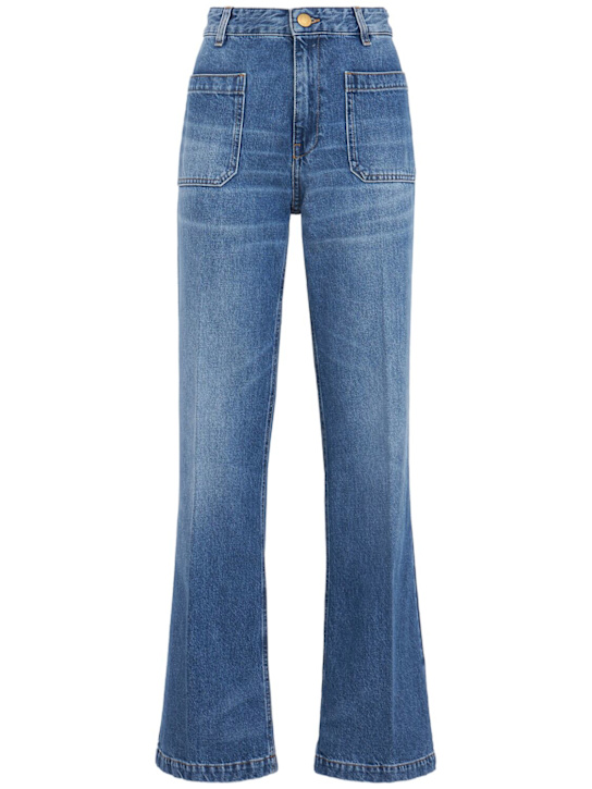 SEAFARER: Curt straight jeans - Blue - women_0 | Luisa Via Roma
