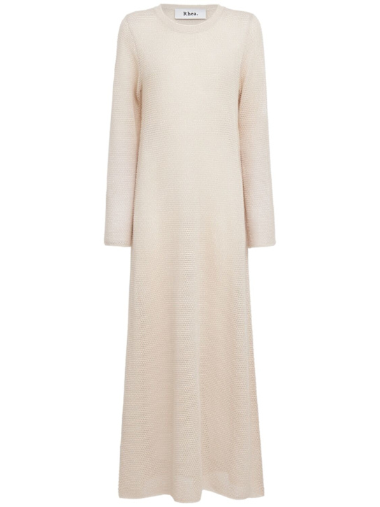 Rhea: Crocheted maxi dress - Arena - women_0 | Luisa Via Roma