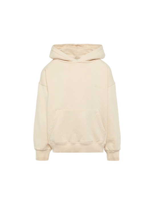 Kiddin': コットンスウェットシャツ - ベージュ - kids-boys_0 | Luisa Via Roma