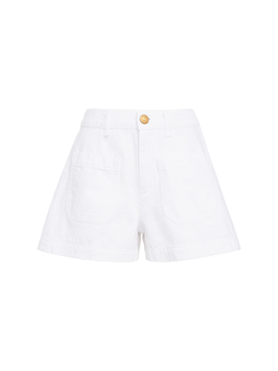SEAFARER: Janet denim shorts - 白色 - women_0 | Luisa Via Roma
