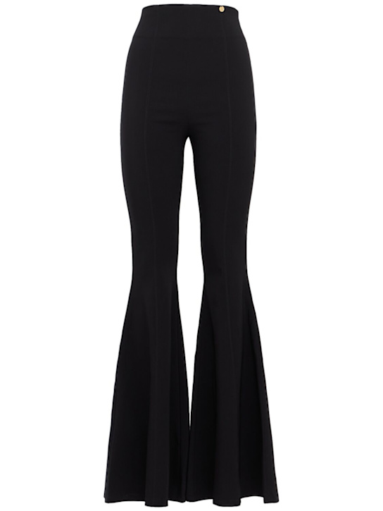 Catalina: Venezia flared pants - 黑色 - women_0 | Luisa Via Roma