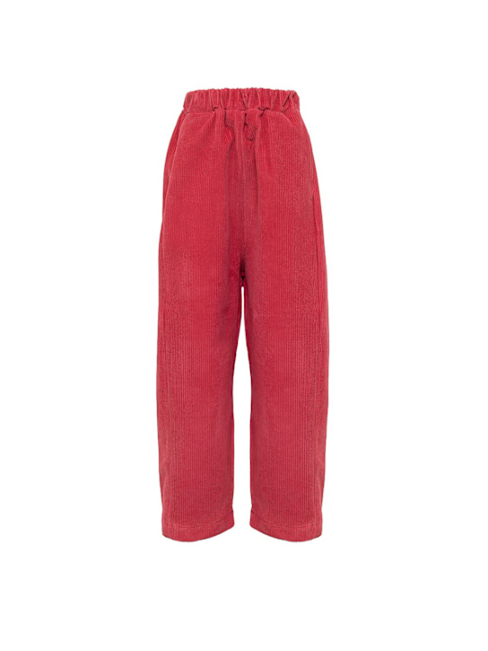 Kiddin': Cotton corduroy pants - ピンク - kids-boys_0 | Luisa Via Roma