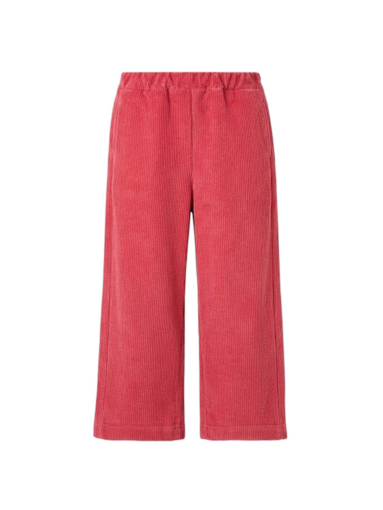 Kiddin': Cotton corduroy pants - 粉色 - kids-girls_0 | Luisa Via Roma