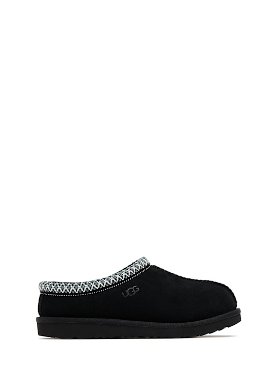 Ugg: Tasman II shearling loafers - Black - kids-boys_0 | Luisa Via Roma