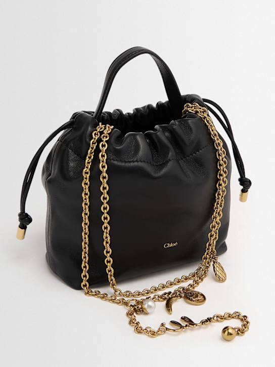 Chloé: Chloé Icons nappa leather top handle bag - Schwarz - women_1 | Luisa Via Roma
