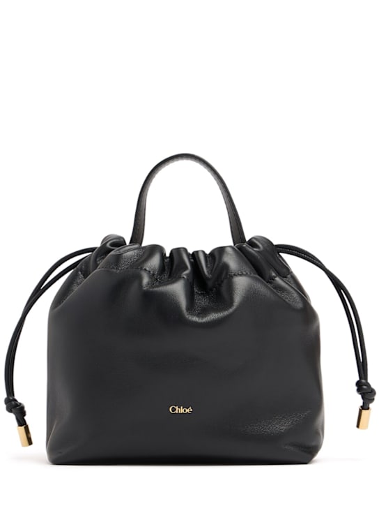 Chloé: Chloé Icons nappa leather top handle bag - Schwarz - women_0 | Luisa Via Roma