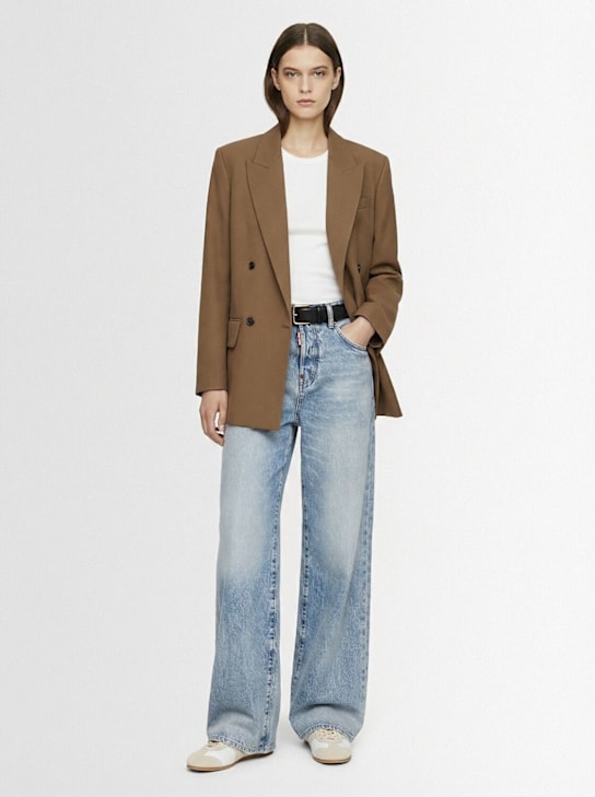 Dsquared2: Baggy denim jeans - Blue - women_1 | Luisa Via Roma