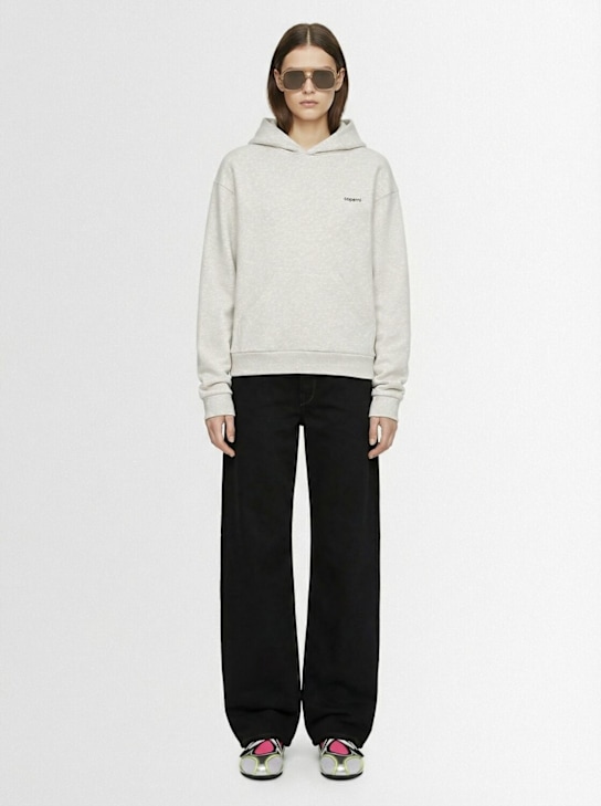 Coperni: Logo cotton blend hoodie - women_1 | Luisa Via Roma