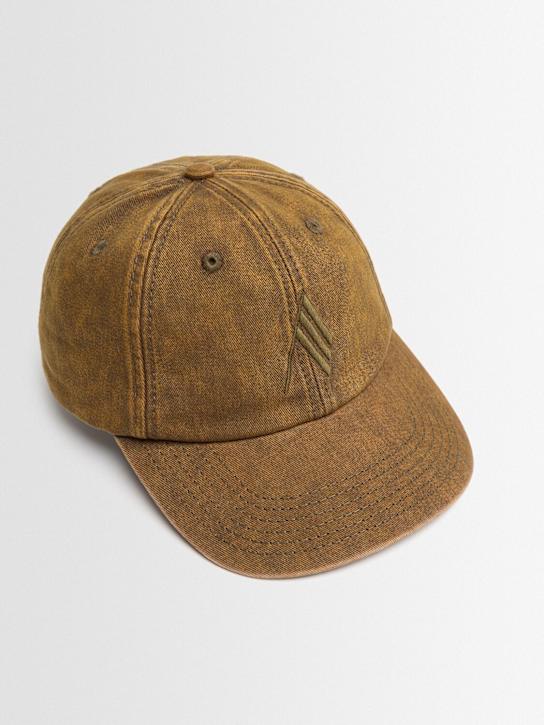 The Attico: Casquette baseball en toile à logo - Vert Militaire - women_1 | Luisa Via Roma