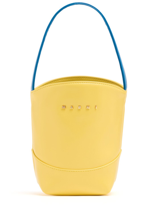 Marni Junior: Small top handle bag - 黄色 - kids-girls_0 | Luisa Via Roma