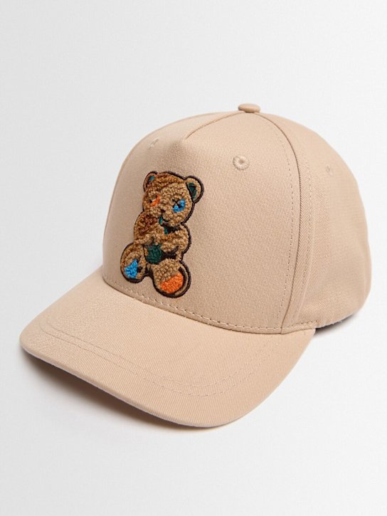 Barrow: Cotton baseball hat - Beige - kids-boys_1 | Luisa Via Roma