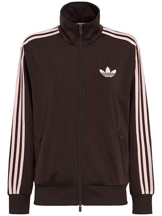adidas Originals: Firebird loose track top - Aurora Coffee - women_0 | Luisa Via Roma