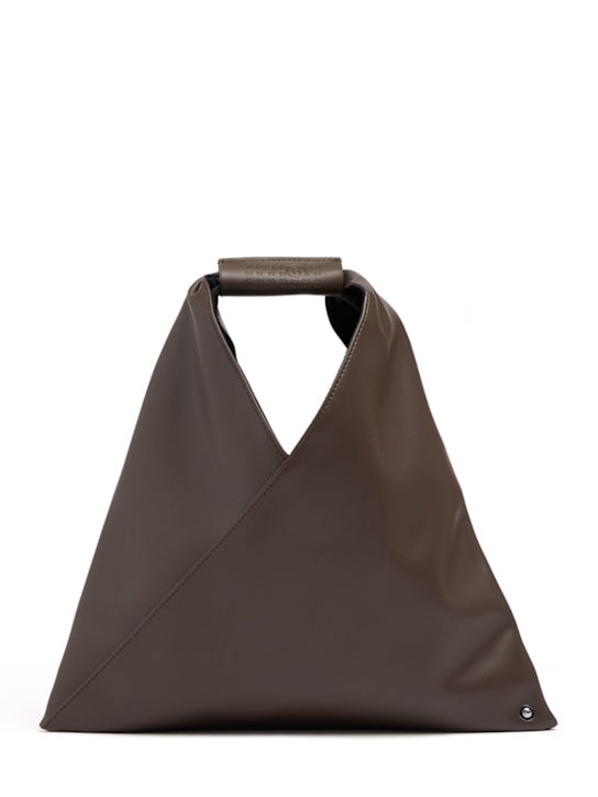 MM6 Maison Margiela: Mini Japanese handbag - Braun - kids-girls_0 | Luisa Via Roma