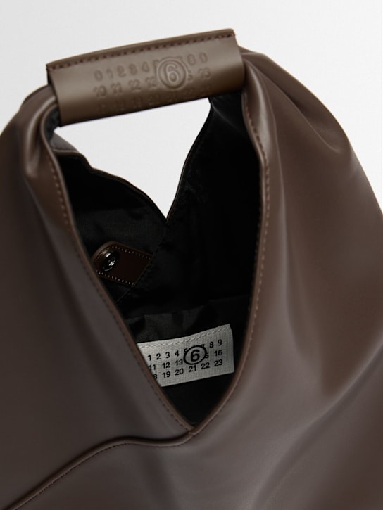 MM6 Maison Margiela: Mini Japanese handbag - Braun - kids-girls_1 | Luisa Via Roma