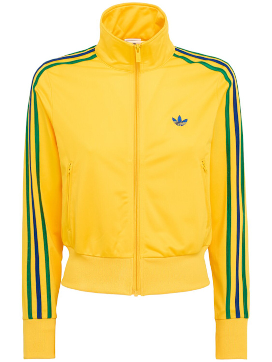 adidas Originals: Firebird Classic track top - Yellow/white - women_0 | Luisa Via Roma