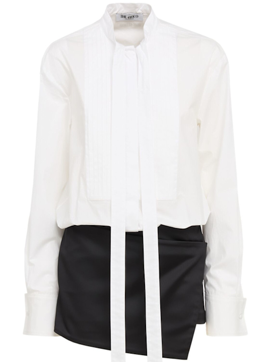 The Attico: Mini dress - 黑色/白色 - women_0 | Luisa Via Roma