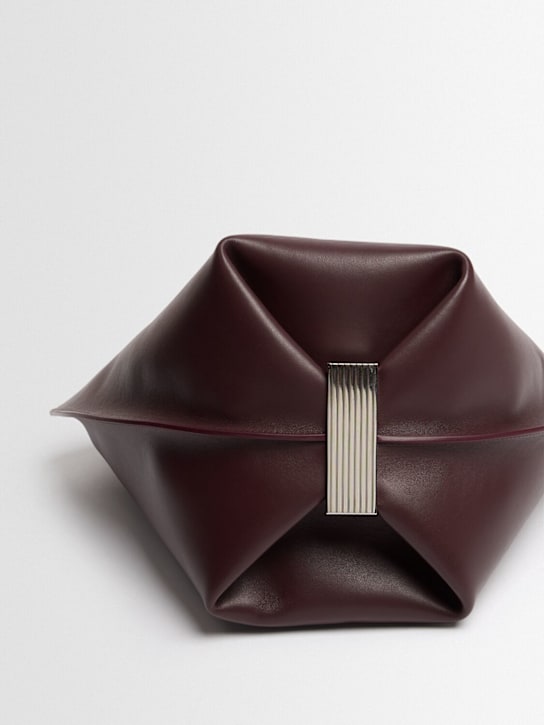 The Attico: La Scoop中号单肩包 - 紫红色 - women_1 | Luisa Via Roma