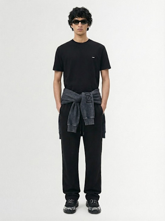 Dsquared2: Cool fit t-shirt - Black - men_1 | Luisa Via Roma