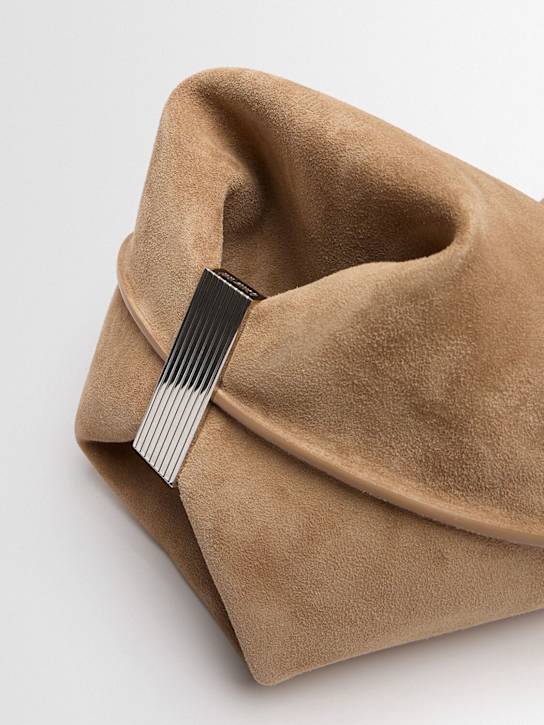 The Attico: La Scoop中号单肩包 - 烟草色 - women_1 | Luisa Via Roma