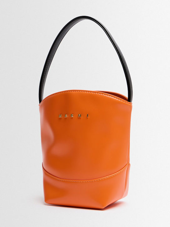 Marni Junior: Small top handle bag - 橙色 - kids-girls_1 | Luisa Via Roma