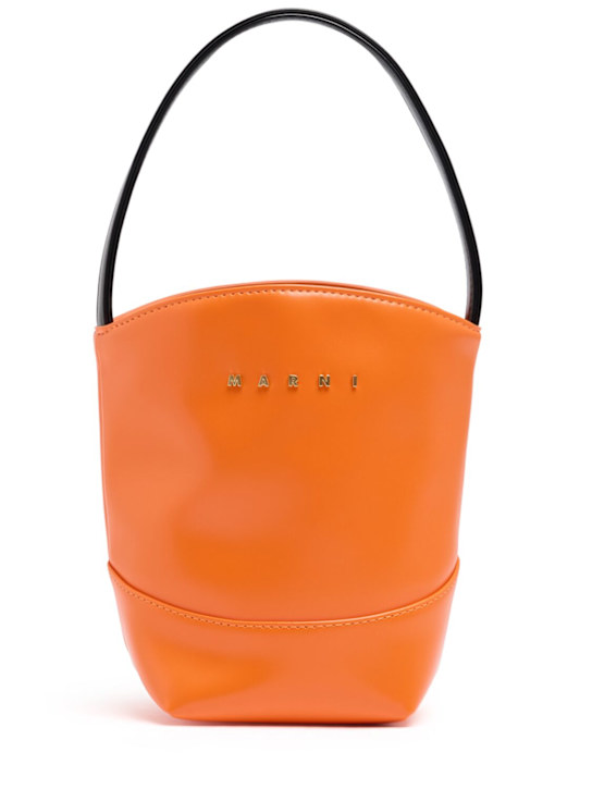Marni Junior: Small top handle bag - 橙色 - kids-girls_0 | Luisa Via Roma